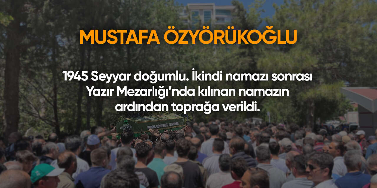 Konya'da bugün vefat edenler | 10 Haziran 2026 4